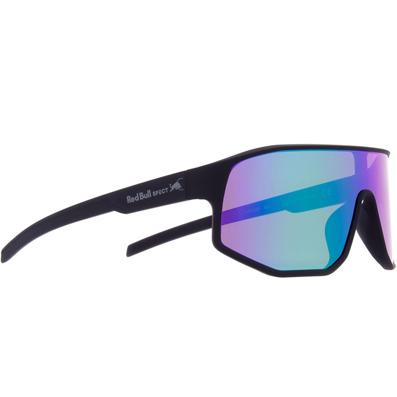 Red Bull Spect Dash solbriller sorte med grøn-lilla glas