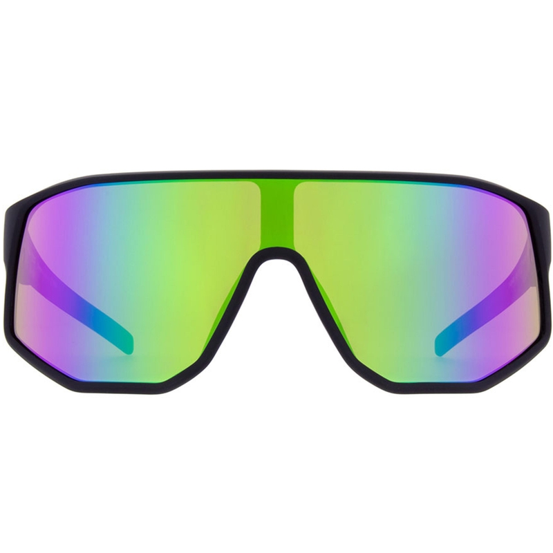 Red Bull Spect Dash solbriller sorte med grøn-lilla glas