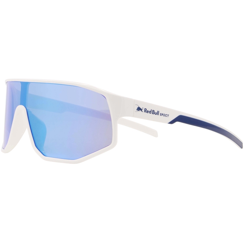 Red Bull Spect Dash solbriller hvide med blå linser