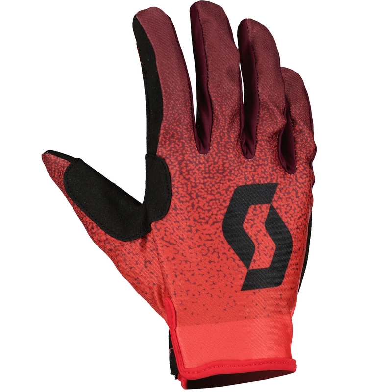 SCOTT 350 DIRT EVO motocrosshandsker rød-sort