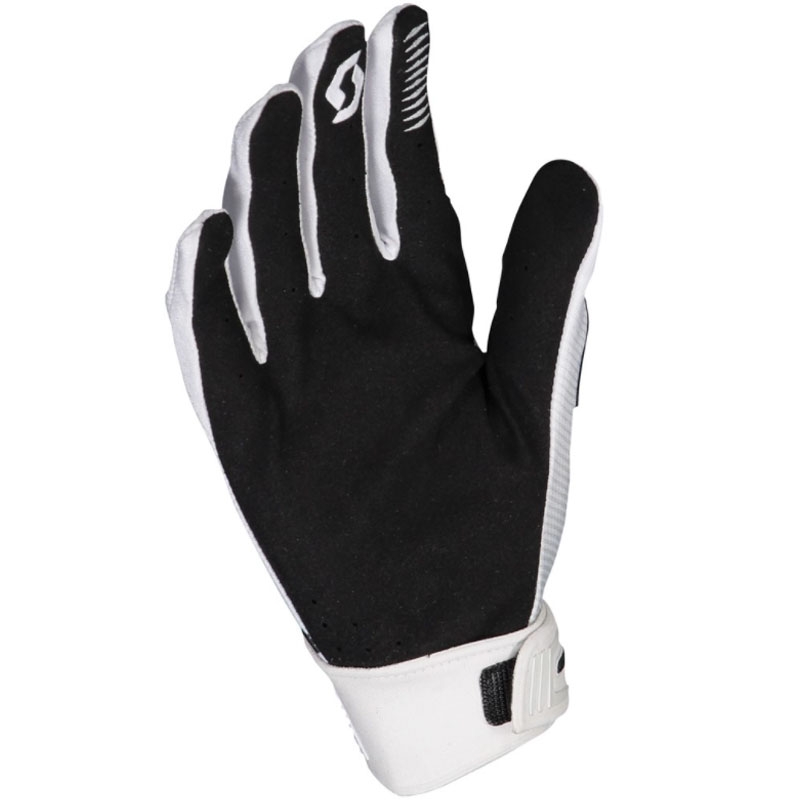 SCOTT 450 Fury motocrosshandsker sort-hvid