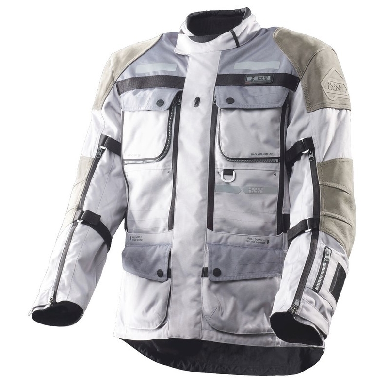 Bunda na motorku iXS Montevideo-Air 2 šedá