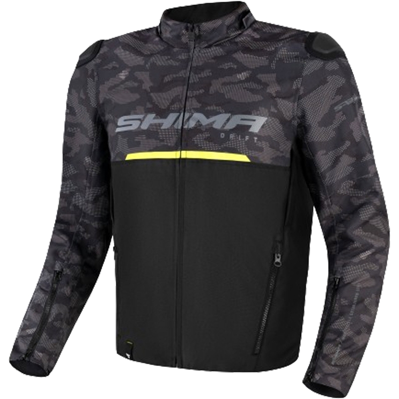 Motorcykeljakke Shima Drift camo-sort