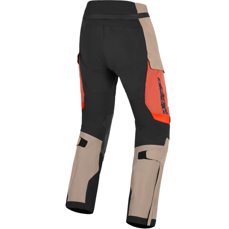 Alpinestars Halo PRO Drystar XF motorcykelbukser lysbrun-mørk orange-sort