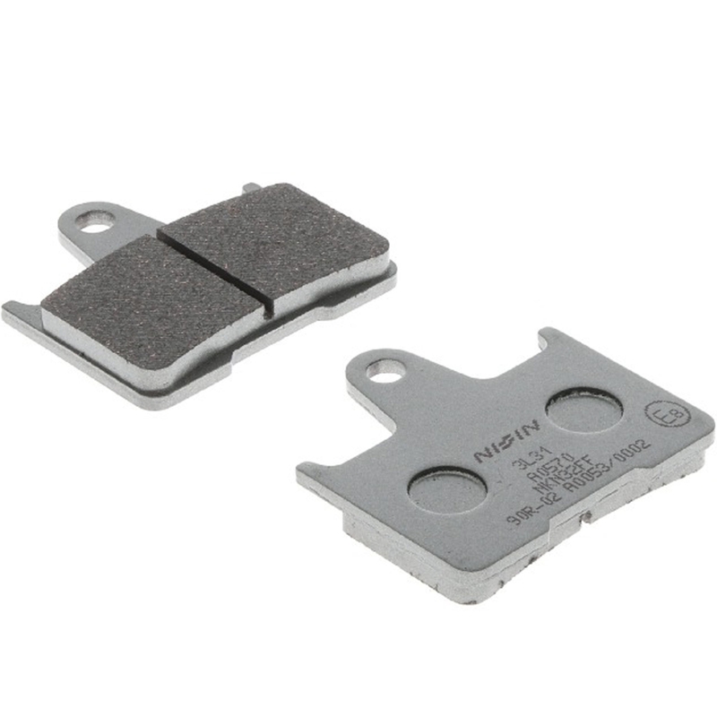 Bremseklodser NISSIN halvmetallisk gummiblanding 60x57x8,2 mm 2 stk.
