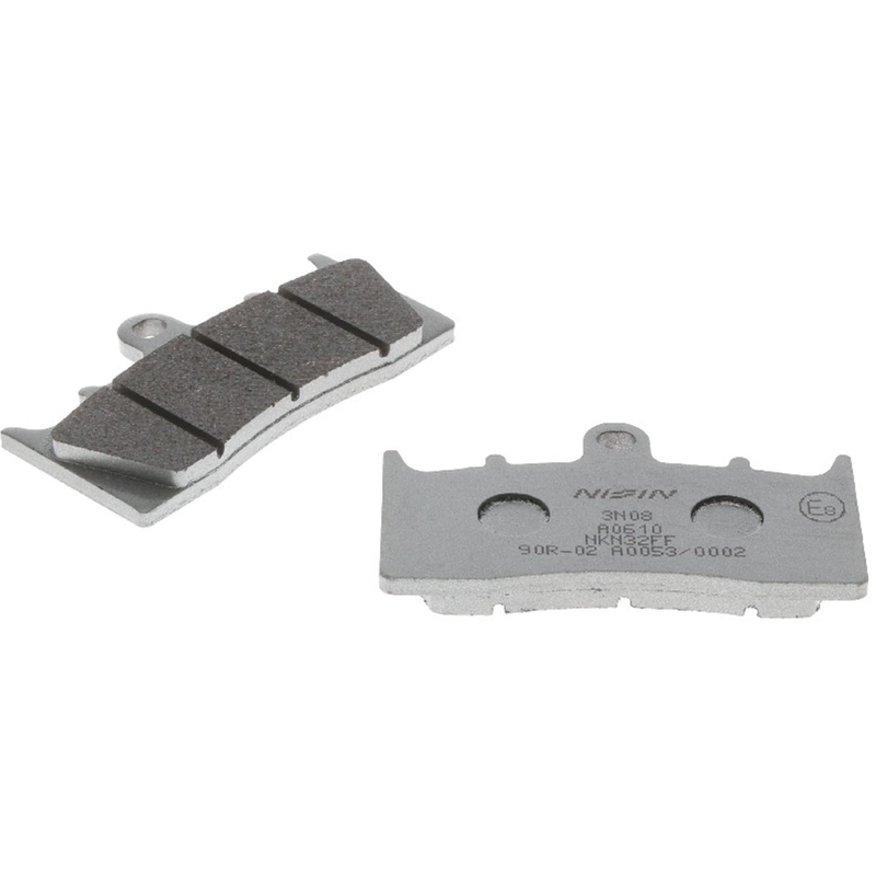 Bremseklodser NISSIN halvmetallisk gummiblanding 81x46x8 mm 2 stk.