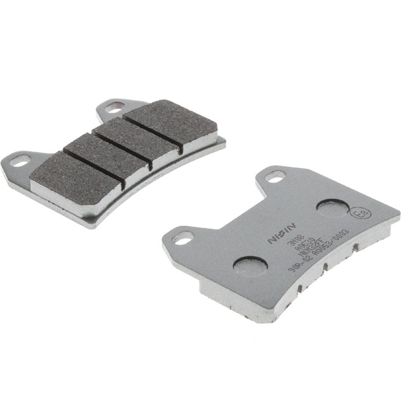 Bremseklodser NISSIN halvmetallisk gummiblanding 76x55,5x9 mm 2 stk.