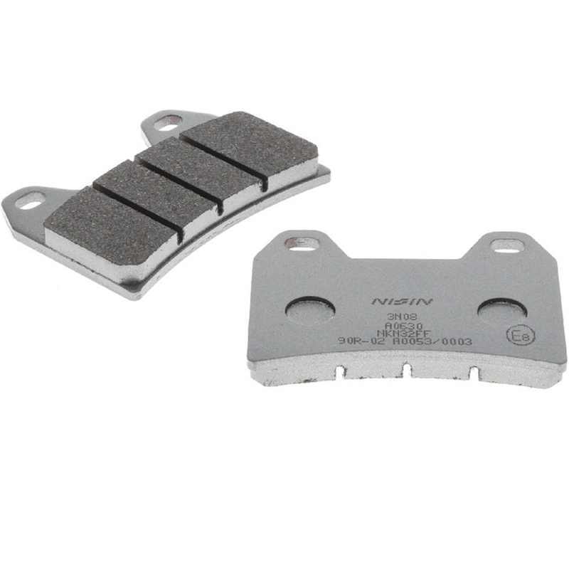 Bremseklodser NISSIN halvmetallisk gummiblanding 76x55,5x9 mm 2 stk.