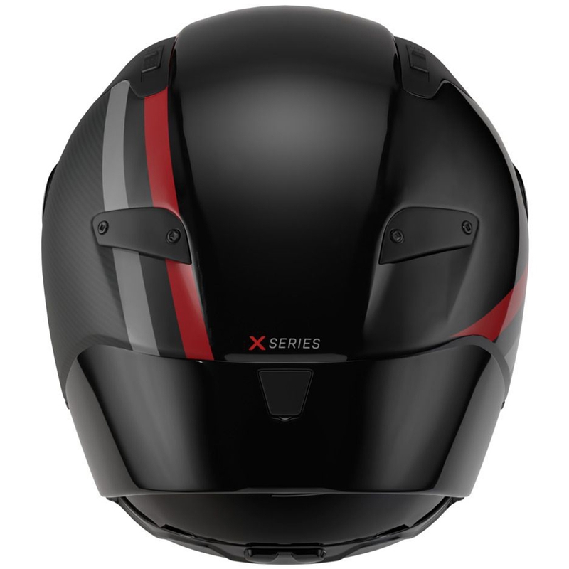 Fullface motorcykelhjelm Nolan X-804 RS Ultra Carbon Gemini 364 blank grå-sort-rød-antracit