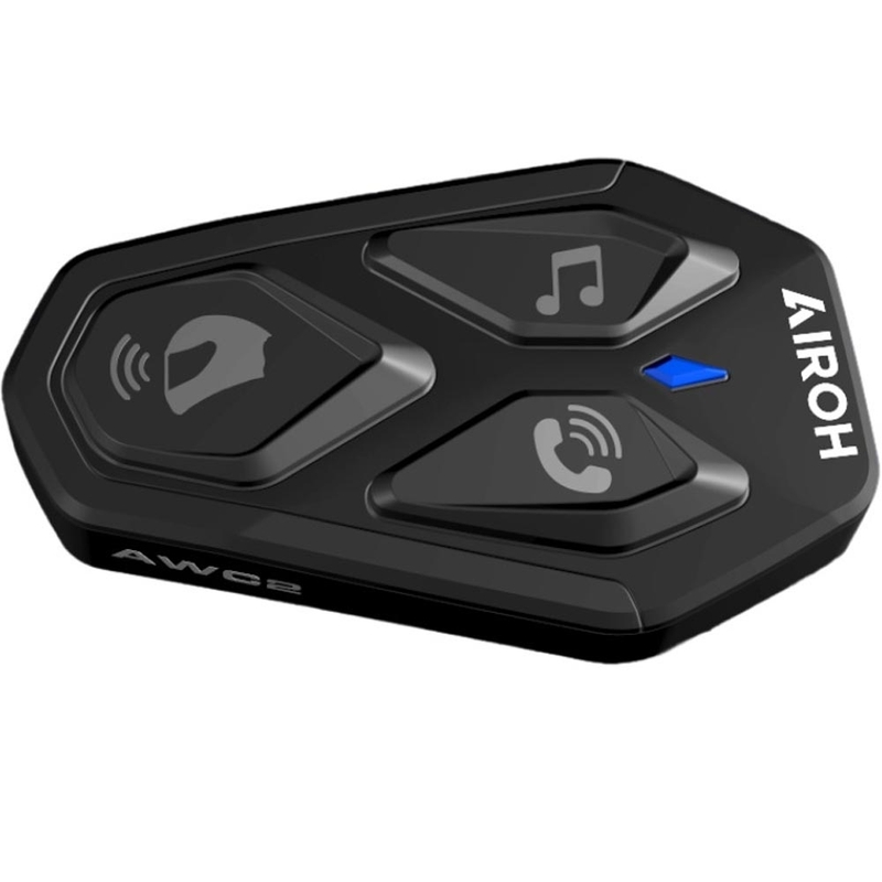 Bluetooth motorcykel intercom Airoh AWC2 sort