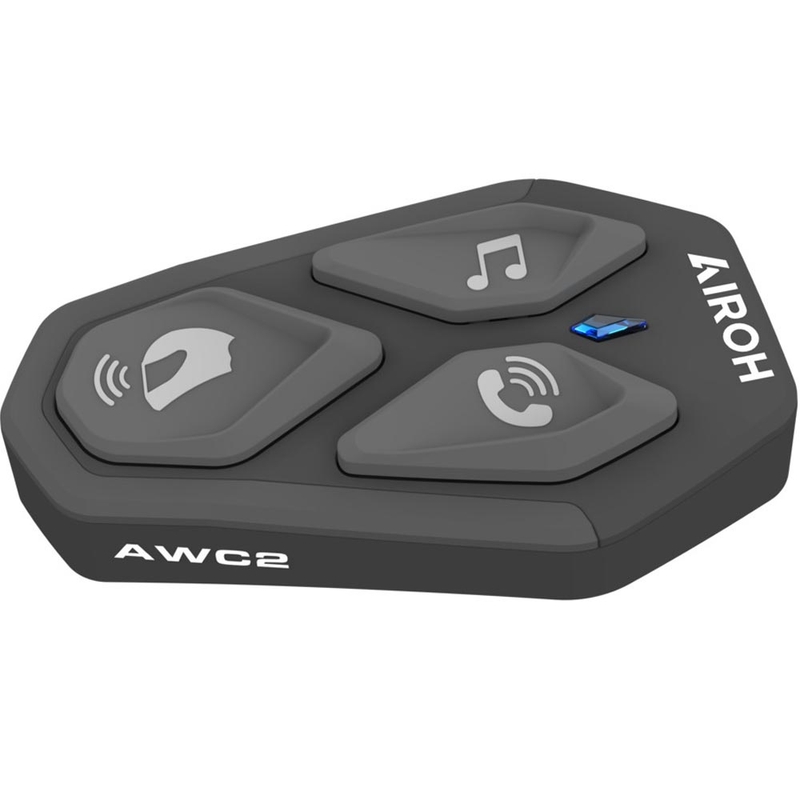 Bluetooth motorcykel intercom Airoh AWC2 sort
