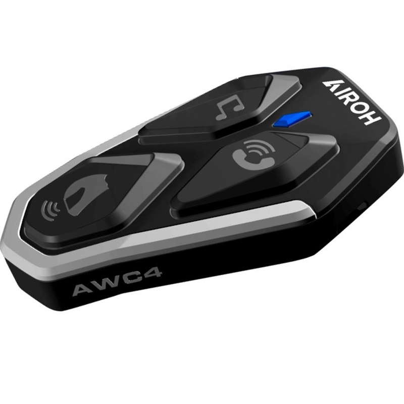 Bluetooth motorcykel intercom Airoh AWC4 sort