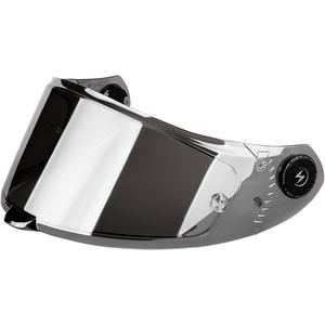 Scorpion KDS-F-04 visir til EXO-RACE Air hjelme, spejlsølv