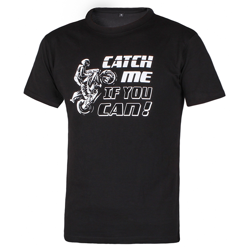 T-shirt til mænd Fang mig, hvis du kan