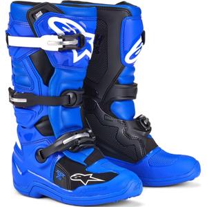 Alpinestars Tech 7 S børne motorcykelstøvler blå-hvid-sort