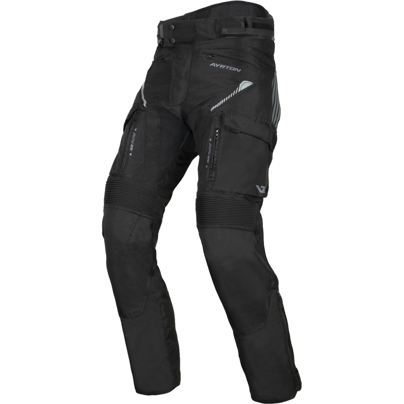 Ayrton Rally II motorcykelshorts sort-grå