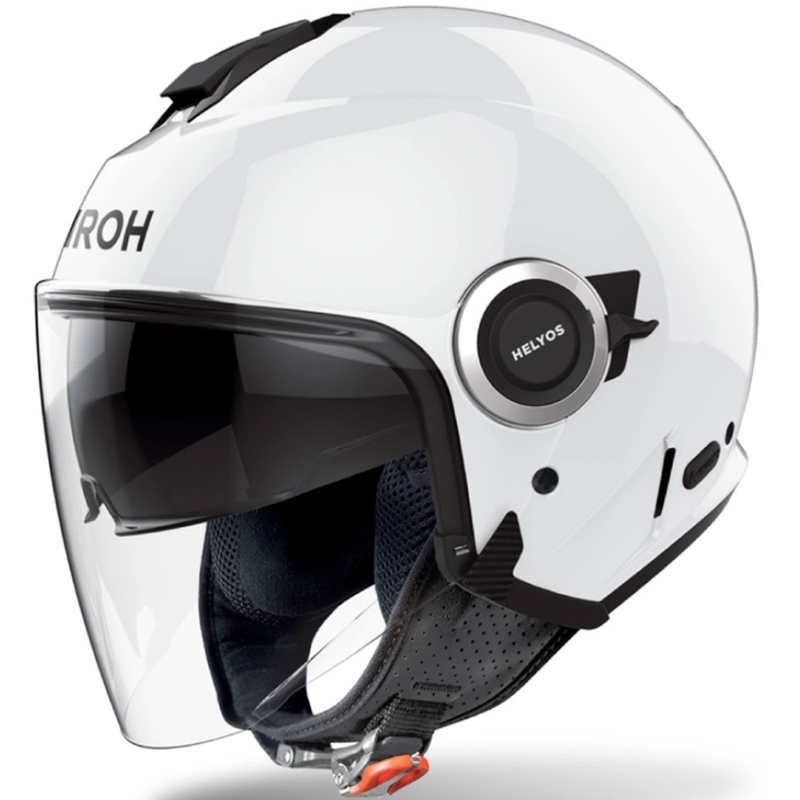 Åben motorcykelhjelm Airoh HELYOS Farve blank hvid