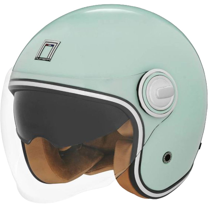 NOX PREMIUM Heritage åben motorcykelhjelm pastelgrøn