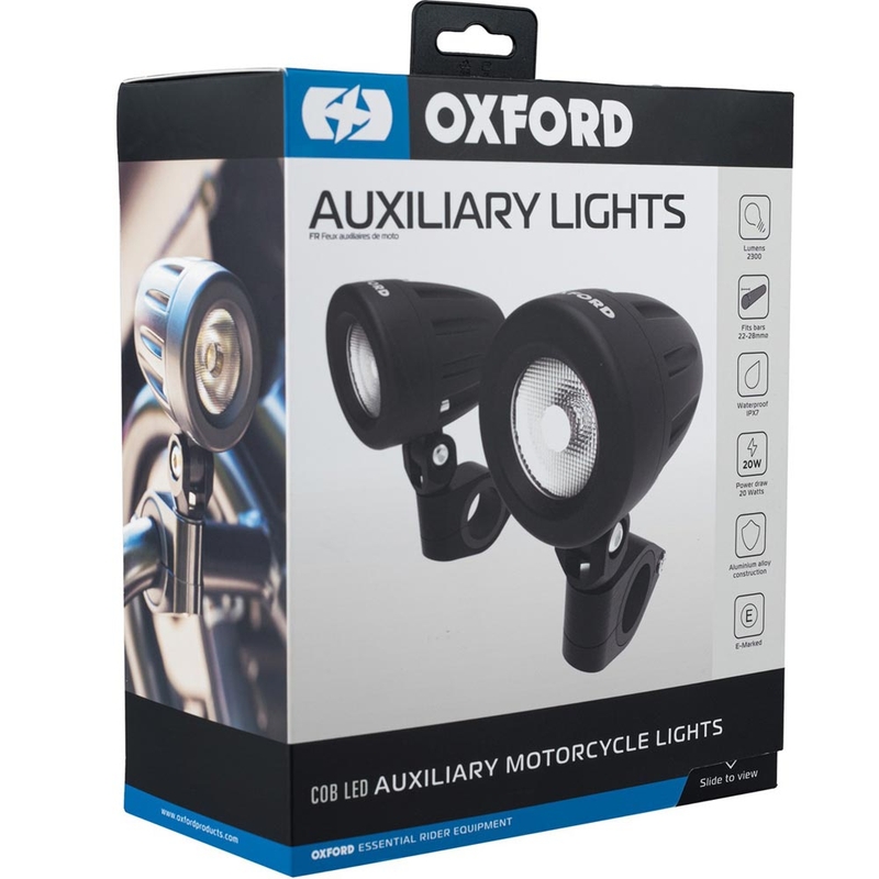 Ekstralys Oxford 2 stk. sort