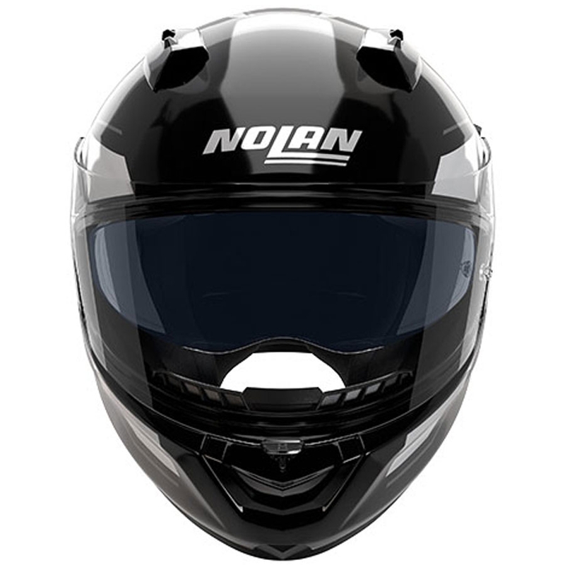 Fullface motorcykelhjelm Nolan N60-6 Sincrono 353 sort-hvid