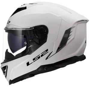 LS2 FF818 Storm III full face motorcykelhjelm i blank hvid