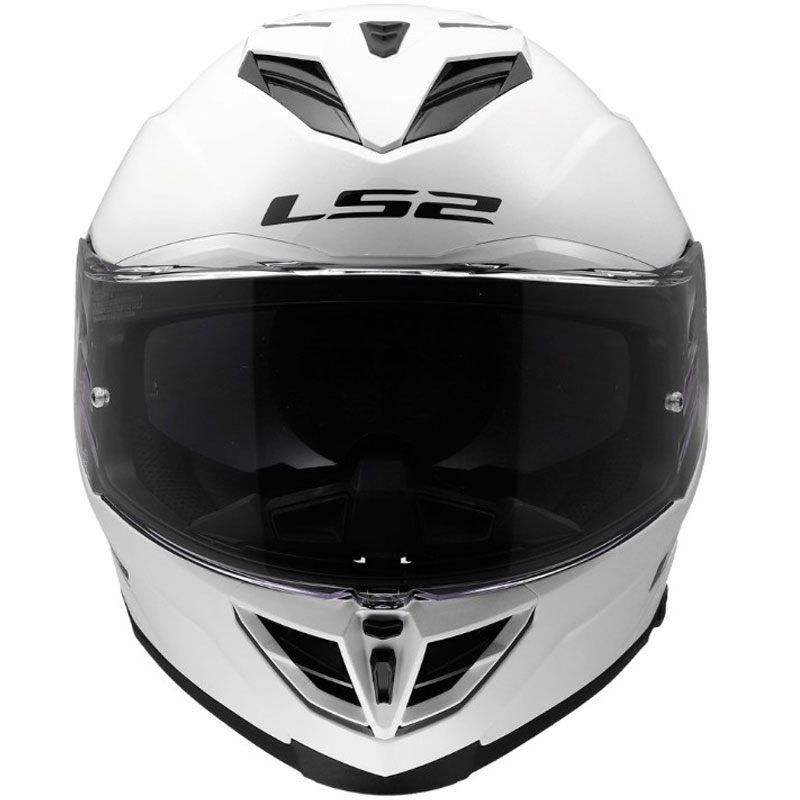 LS2 FF818 Storm III full face motorcykelhjelm i blank hvid