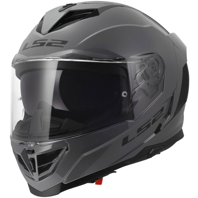 Integralhjelm LS2 FF818 Storm III Solid blank grå
