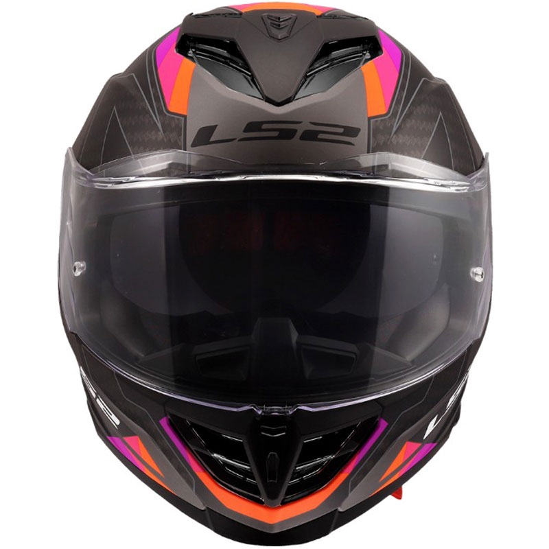 Integralhjelm LS2 FF818 Storm III Sports mat grå-lilla