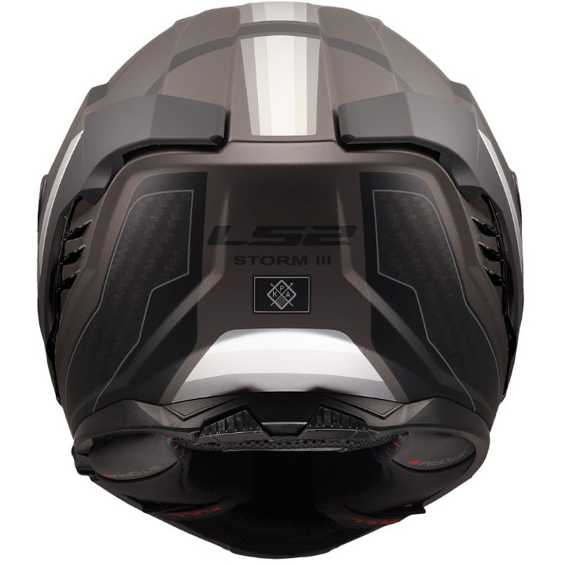 Integralhjelm LS2 FF818 Storm III Sports mat sort-grå