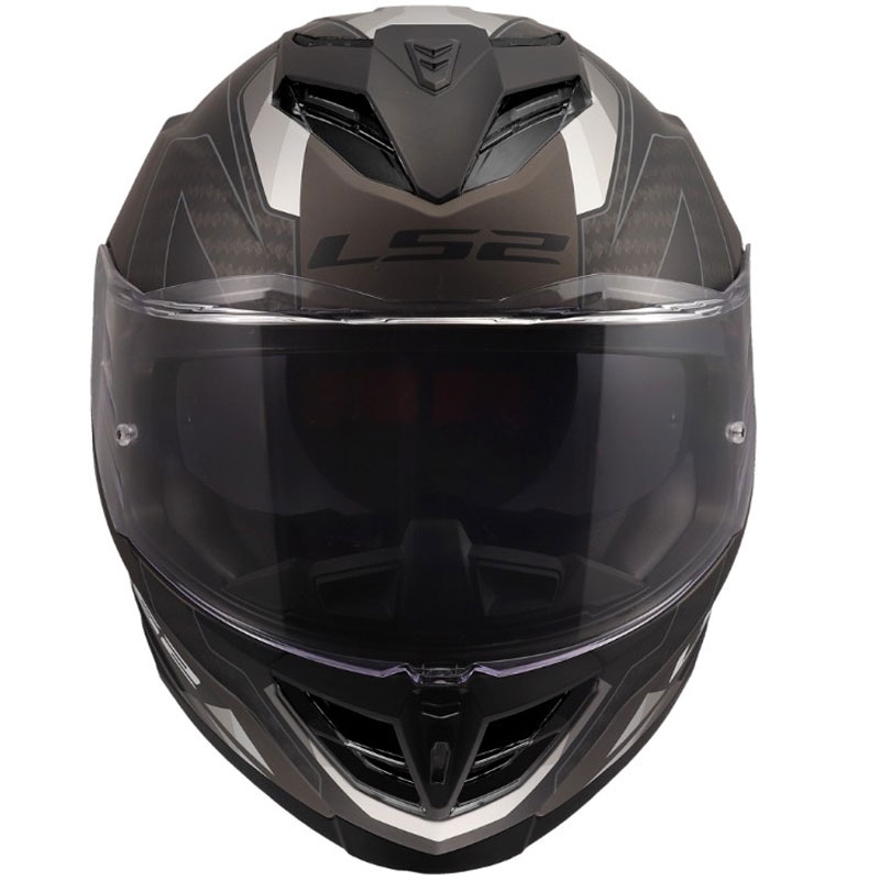 Integralhjelm LS2 FF818 Storm III Sports mat sort-grå