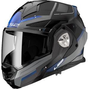 Flip-up motorcykelhjelm LS2 FF901 Advant X Spectrum sort-blå-titanium