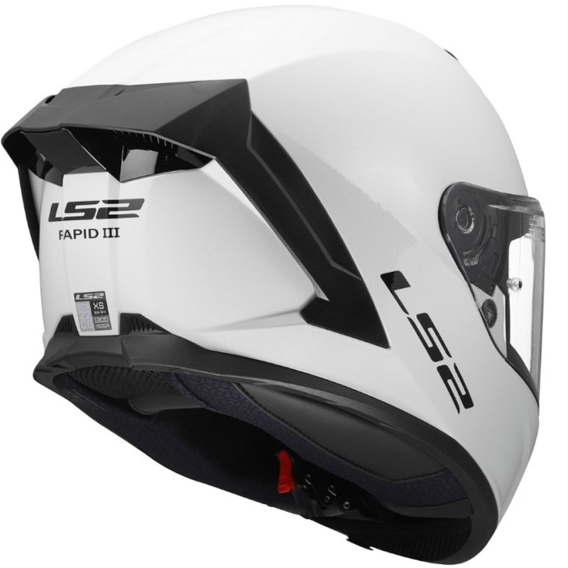 LS2 FF820 Rapid III Integralhjelm i blank hvid