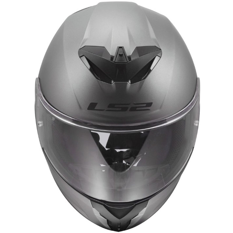 LS2 FF820 Rapid III Solid fullface motorcykelhjelm mat titanium