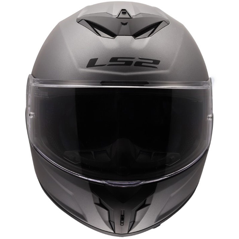 LS2 FF820 Rapid III Solid fullface motorcykelhjelm mat titanium