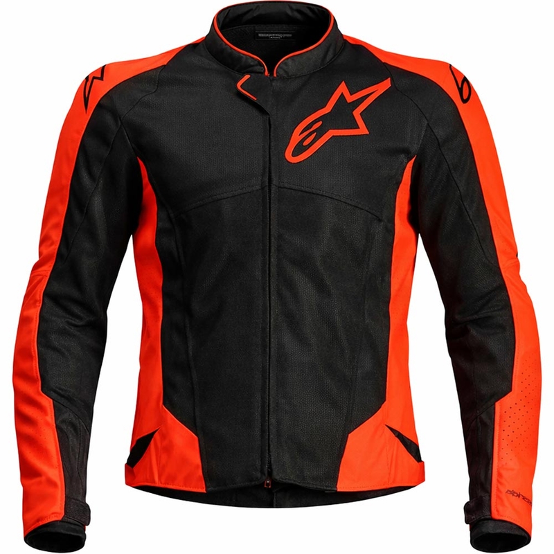 Motorcykeljakke Alpinestars Viper Air V4 fluo rød-sort