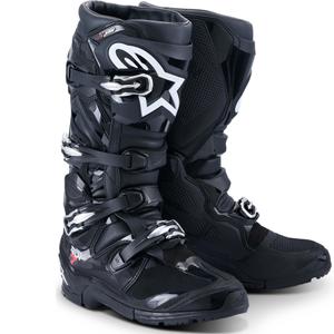 Motorcykelstøvler Alpinestars Tech 7 Enduro Drystar, Sort