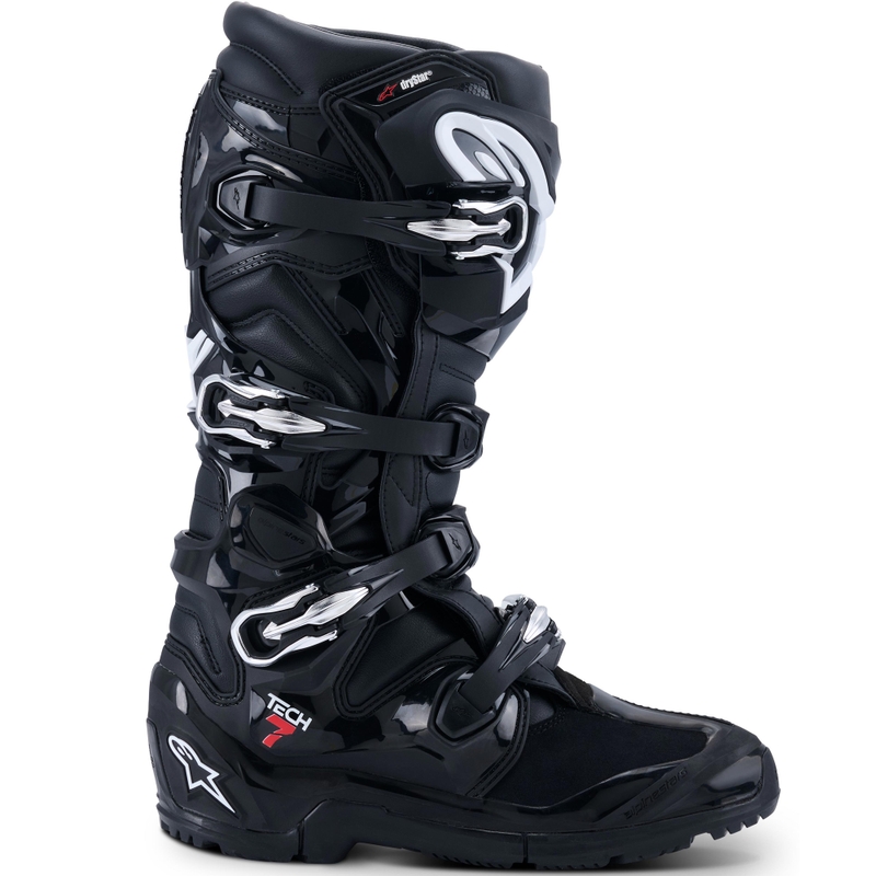 Motorcykelstøvler Alpinestars Tech 7 Enduro Drystar, Sort