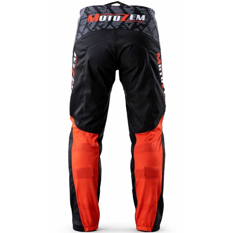 MotoZem Ground MX motocrossbukser sort-hvid-rød