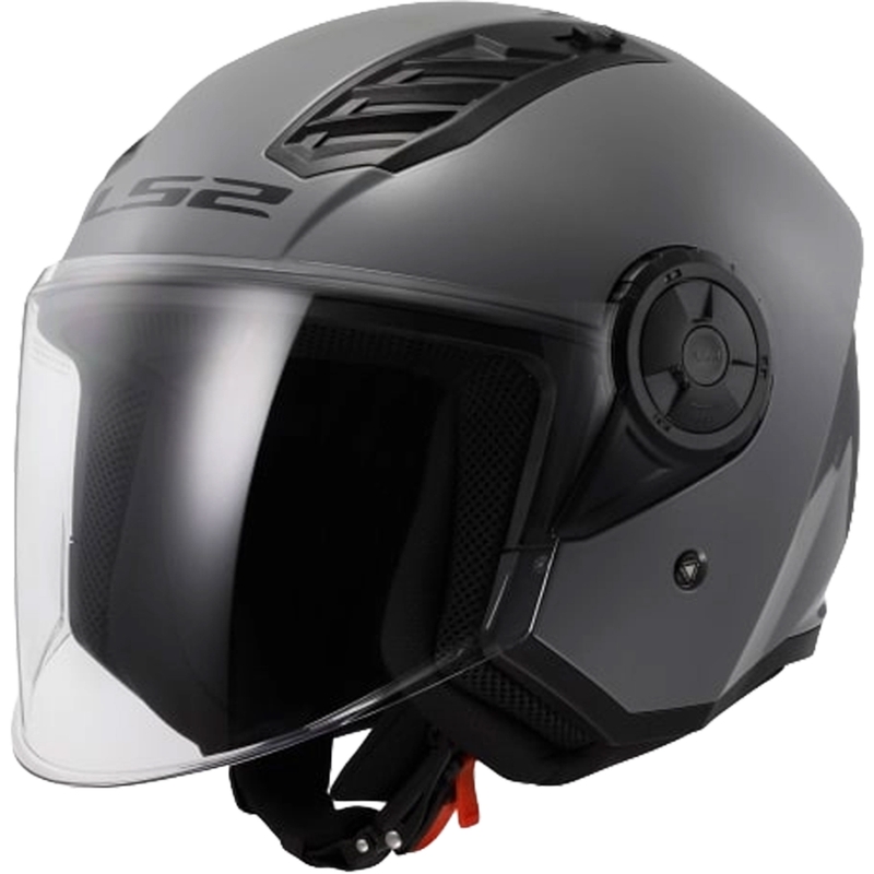 Åben motorcykelhjelm LS2 OF616 Airflow II Solid Nardo Grey
