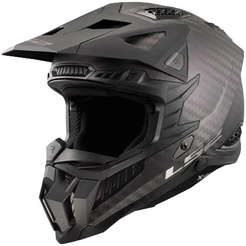 Motocrosshjelm LS2 MX703 C X-FORCE CARBON mat sort