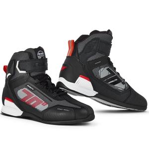 Motorcykelstøvler SEVENTY DEGREES SD-BR2 Veloce sort-rød