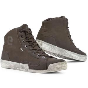 Eleveit ANTIBES WP FULL LEATHER brune motorcykelstøvler
