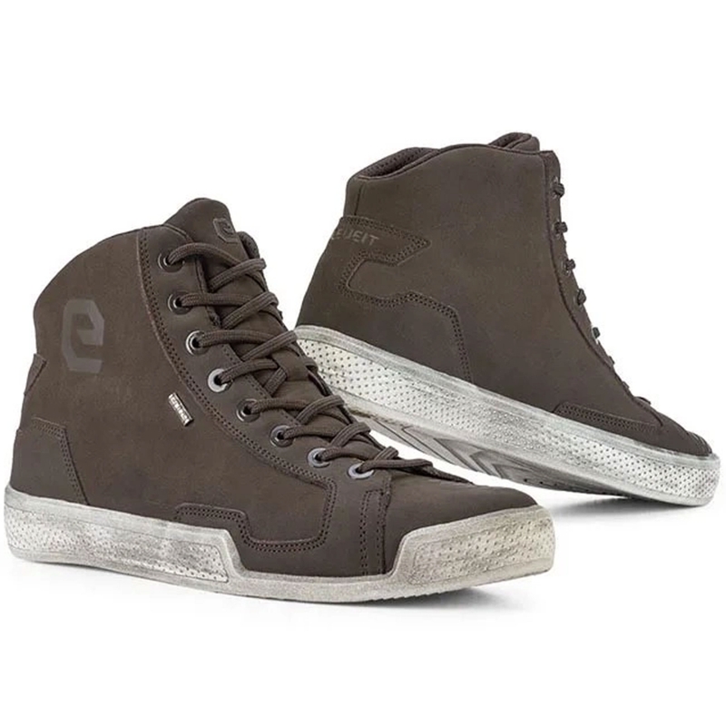 Eleveit ANTIBES WP FULL LEATHER brune motorcykelstøvler