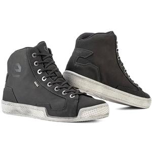 Eleveit ANTIBES WP FULL LEATHER motorcykelstøvler mørkegrå