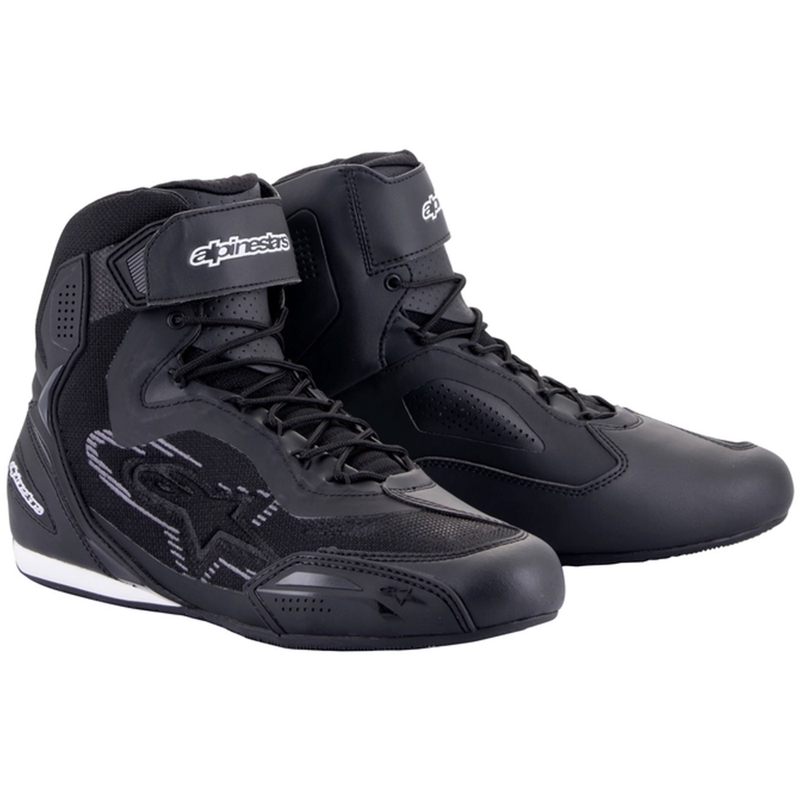 Alpinestars Faster-3 Rideknit motorcykelstøvler i sort og grå