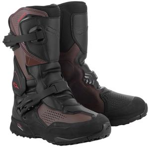 Alpinestars XT-8 GORE-TEX sorte og brune motorcykelstøvler