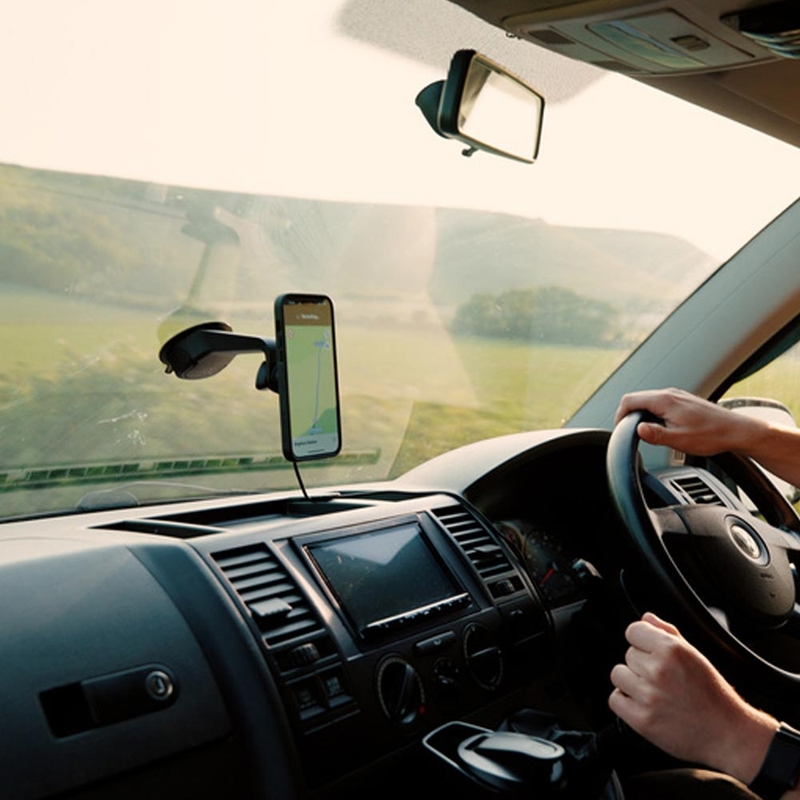 Quad Lock® Sugekopbase til forrude/instrumentbræt, sort