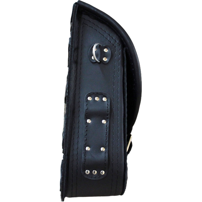 Læder motorcykeltaske RSA S592 HD Softtail sort