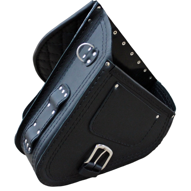 Læder motorcykeltaske RSA S592 HD Softtail sort