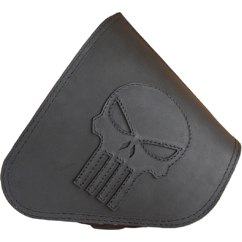 Læder motorcykeltaske RSA S63 Punisher sort